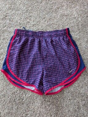 Nike Dri-FIT "Just Do It" All Over Print Running Shorts - Medium